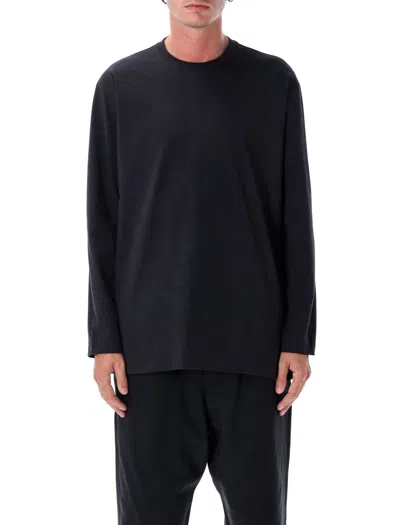 Y-3 Adidas Multilogo L/s Tee In Black