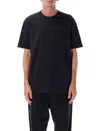 Y-3 Adidas Y 3 Black T Shirt With Graphic Print In Black
