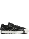 Y-3 Nizza Canvas Low-top Sneakers With Brushstroke Detail