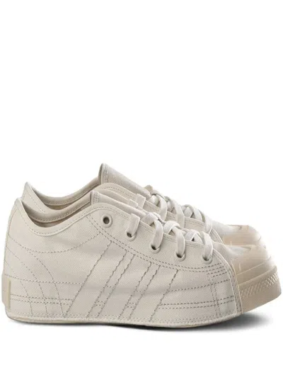 Y-3 Adidas Nice Low Sneakers Shoes In White