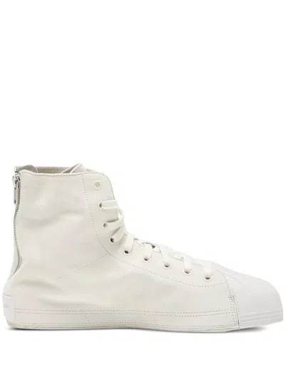 Y-3 Adidas  Nizzastar Hi Shoes In White