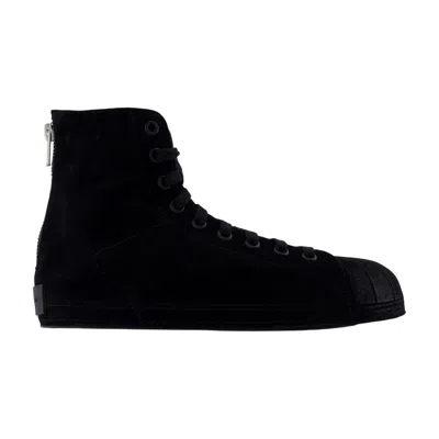 Y-3 Adidas Nizzastar Hi Sneakers In Black