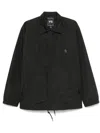 Y-3 Cotton Blend Gfx Coach Jacket In Black