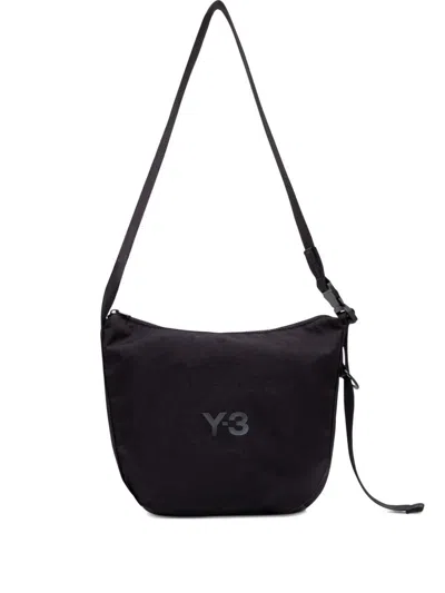 Y-3 Adidas Nylon Crossbody Bag In Black