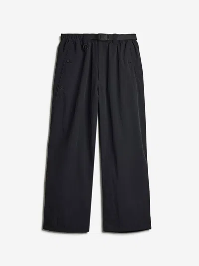 Y-3 Adidas Nylon Trousers In Black