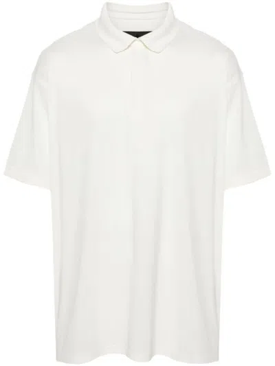 Y-3 Adidas Pique Polo. Clothing In White