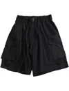Y-3 Black Drawstring-fastening Shorts In Black