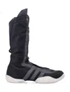 Y-3 Black Regu Sneakers In Black