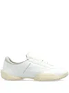 Y-3 Adidas Regu Leather Sneakers In White