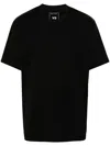 Y-3 Logo Short-sleeved T-shirt In Black