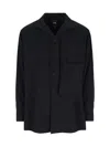 Y-3 Relaxed Fit Shirt With Functional Elements In Black