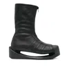 Y-3 Zip-front Platform Boots In Multi