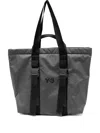 Y-3 Versatile Tote Bag Adjustable Strap In Gray