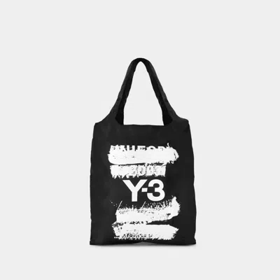 Y-3 Adidas Shopper Bag In Black