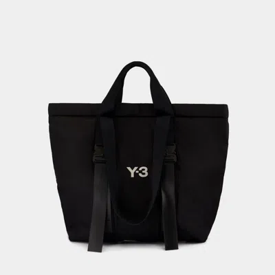 Y-3 Adidas Shopper Bag In Black