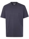 Y-3 Adidas Back Print Short Sleeved Cotton T-shirt Clothing