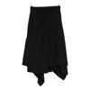 Y-3 Twill Asymmetrical Midi Skirt In Black