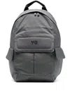 Y-3 Carrying Backpack Adaptable Straps In Gray