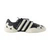 Y-3 Leather Trainers In White