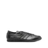 Y-3 Japan Sneakers In Black Leather In Black
