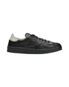 Y-3 Black & Off-white Superstar Sneakers In Black