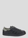 Y-3 Black & Off-white Superstar Sneakers In Multicolor