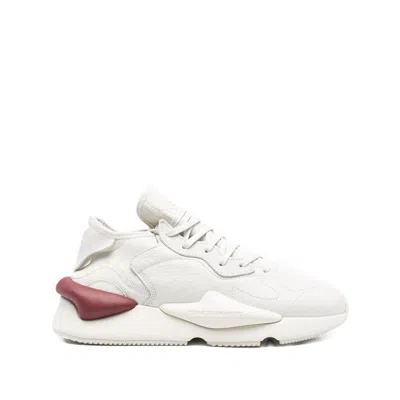 Y-3 Kaiwa Sneakers In White Leather