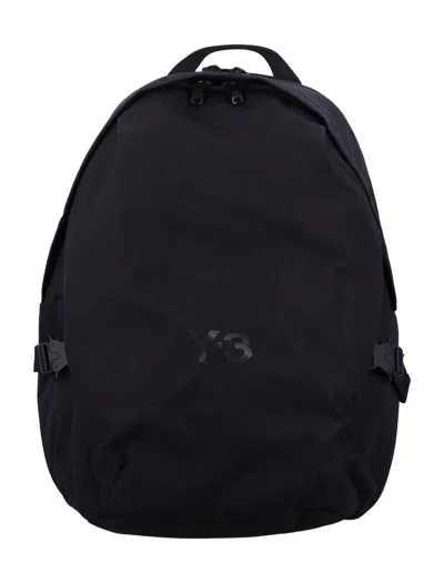 Y-3 Adidas Staple Backpack In Black