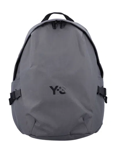 Y-3 Adidas Staple Backpack In Gray