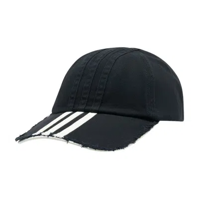 Y-3 Adidas Stripes Cap In Black