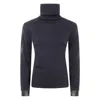 Y-3 Turtleneck Long-sleeve Top In Blue
