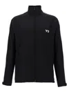 Y-3 Zip-up Logo Sweatshirt In Black