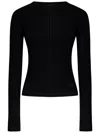 Y-3 Logo-print Long-sleeve Top In Black