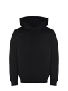 Y-3 Black Cotton Hoodie With Gfx Print In Black