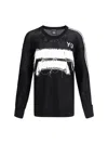 Y-3 Roundneck Graphic Sweater In Black