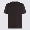 Y-3 Graphic Crew Neck T-shirt In Brown