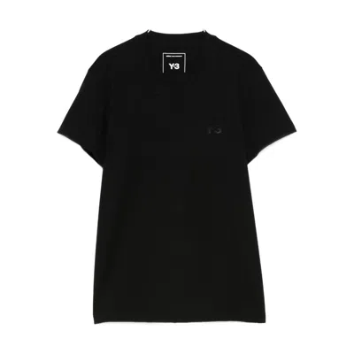Y-3 Adidas T-shirts In Black