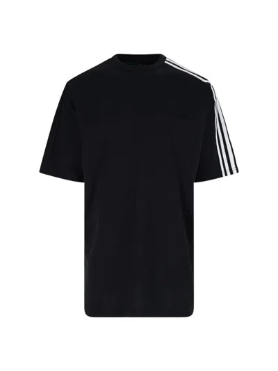 Y-3 Adidas T-shirts And Polos In Black