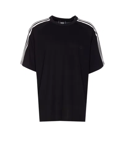 Y-3 Adidas T-shirts And Polos In Black