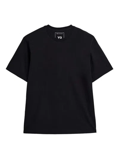 Y-3 Short Sleeves With Logo In Black