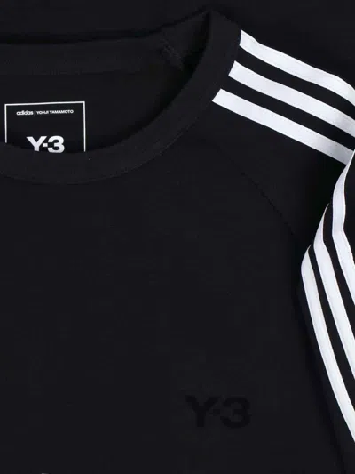 Y-3 Adidas T-shirts And Polos In Black