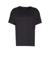Y-3 Fitted Crewneck Short Sleeve Running T-shirt In Black