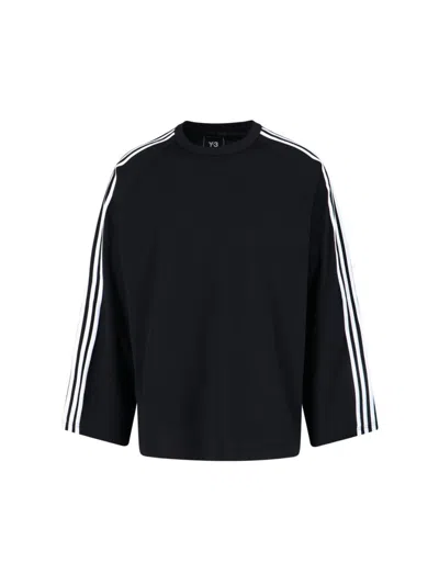Y-3 Adidas T-shirts And Polos In Black