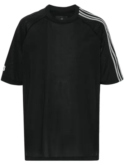 Y-3 Adidas T-shirts & Tops In Black
