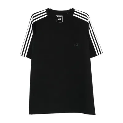 Y-3 Adidas T-shirts In Black