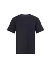 Y-3 T-shirt With Maxi Print In Blue