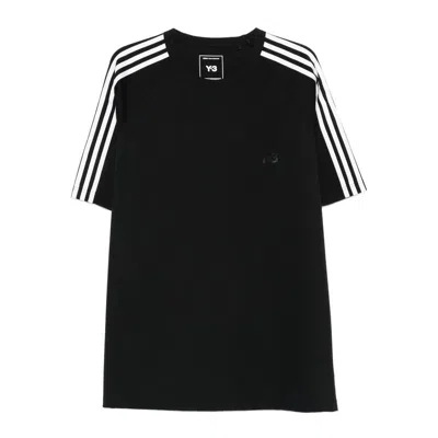 Y-3 Adidas T-shirts In Black