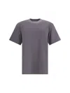 Y-3 T-shirt With Maxi Print In Gray