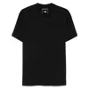 Y-3 Adidas Unisex Short Sleeve Black Cotton T-shirt In Multicolor