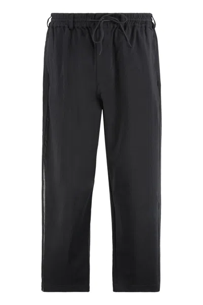 Y-3 Adidas Technical Fabric Pants In Black